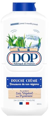 DOP Gel Douche Lait Végétal Pyrénées Douceur Enveloppante 480ml | Inspiré paysages montagneux français, Moment de plaisir sous la douche, Bain de nostalgie, Formule douce