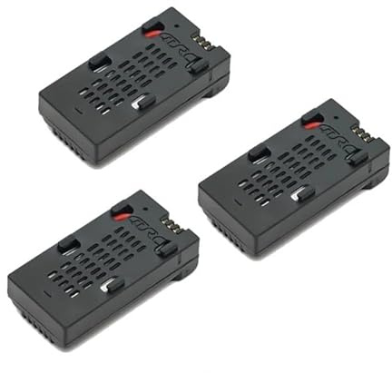 ZCDYGHU Batterie Lipo 3,7 V 700 mAh pour Drone 4DRC V17 RC, pièce de Rechange pour Avion, 4D-V17 pour Accessoire Batterie, 1/2/3 pièces(3PCS)