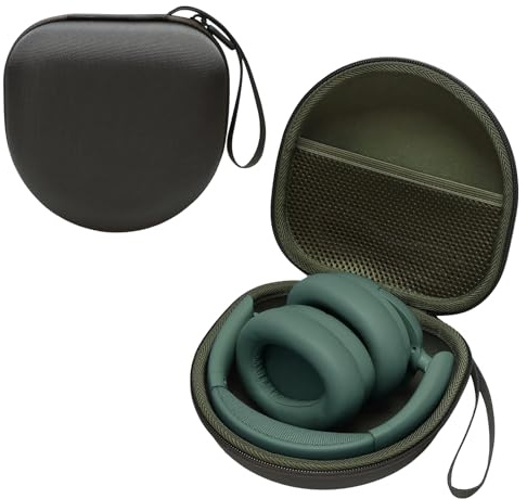 DR·AMIU Headphone Case for Skullcandy Crusher/Hesh/Evo Headset, Army Green | Compatible with JLab/Beats/JBL/TOZO/BERIBES/Picun/KVIDIO/Soundcore Q20/Q20i/Q30 Headphones, Travel Headphone Bag