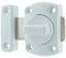 Amig - Goupille De Jante | 40x56 mm | Idéal Pour Les Portes Intérieures En Bois | Fermeture Cylindrique Rotative | Loquet Pour Salle De Bain, Chambre Ou Bureau | Boulon De Sécurité | Zamak Blanc