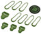coocazoo MatchPatch Classic Artichoke Green, grün, Zubehör-Set um Rucksäcke selbst zu gestalten, austauschbar