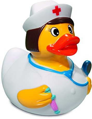 Quietsche-Ente Krankenschwester