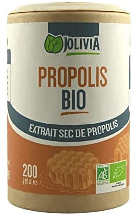 Propolis Bio Extrait - 200 gélules végétales 250 mg | format