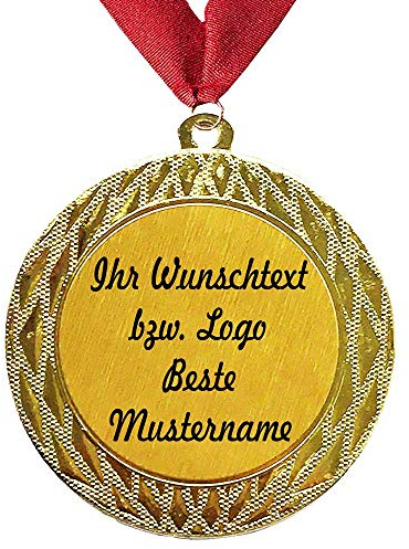 Larius Group Medaille Orden Endlich Rentner BZW. Ihr Wunschtext Geschenk für Rentner zum Renteneintritt (mit Wunschtext und Halsband)