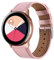 DEALELE Armband Kompatibel mit Samsung Galaxy Watch 7 / FE / 6/6 Classic / 5/5 Pro / 4/4 Classic / 3 41mm / Huawei GT2 42mm / GT3 42mm, 20mm Leder Ersatz Armbänder für Damen Herren, Rosa