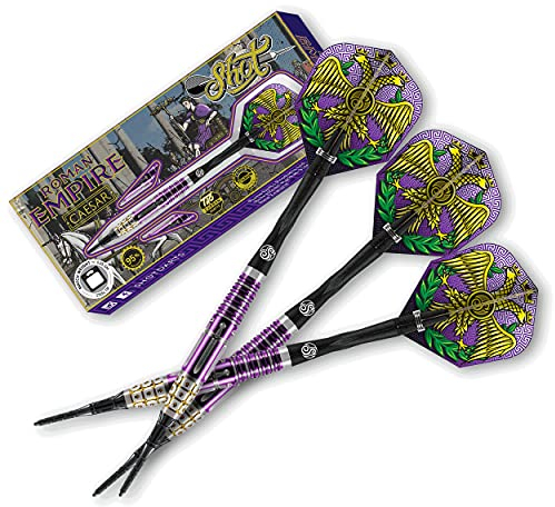 Shot Soft Dart Roman Empire Caesar 95% Tungsten Softtip Darts Softdart (18 Gr)