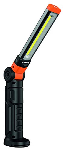 KUNZER PL-081.1 Orange COB-Arbeitslampe dimmbar – 300lm Lichtstärke, 10h Leuchtdauer – 180° schwenk- und drehbar