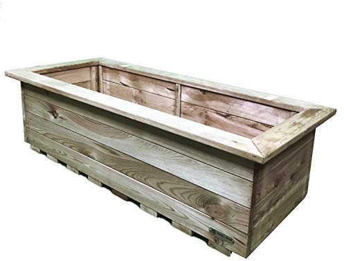 Simply Wood Signature Tanilised Trough Wooden Garden Planter – Extra Large Plus – Sale!!