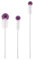 Levivo Flaschenbürsten-Set, 3-Teilig, Nylon, Baumwolle, Edelstahl, Weiß, Medium