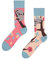 Dedoles Chaussettes Unisexe Homme Femme & Enfants beaucoup designs amusants gauche droite différent, couleur: Rose, motif: Koala somnolant, taille: 39-42