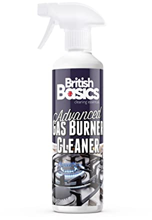 BritishBasics Gas Burner Cooker Hob Cleaner | Removes Grease and Spills | Breaks Down Tough Burnt On Fats and Oils, 500ml