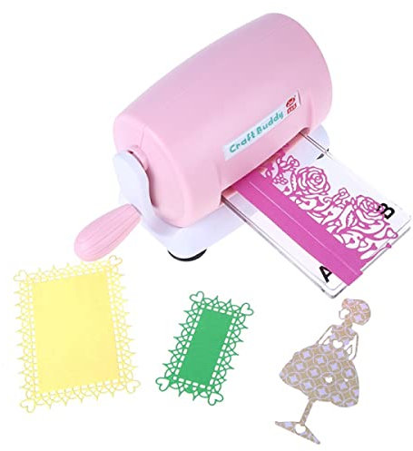 OTCRAFT Stanz- und Prägemaschine für Heimwerker, Handprägemaschine für DIY, Stanzen, Prägen, Papier, Karten, Scrapbooking, Stanzformen, Fotoalbum, dekoratives Basteln, Scrapbooking