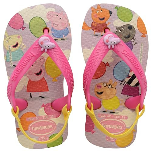 Havaianas Baby Peppa Pig, Sandalias Unisex Bebé, Citrus Yellow, 19 EU