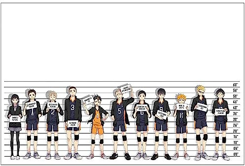Tapeten Anime Haikyuu!! Bunte 3D-Druck Junge Schlafsaal Wohnzimmer Milch Tee Shop Dekoration Hintergrundwand-416 * 254CM
