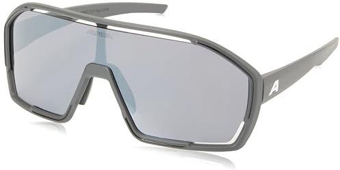 ALPINA Unisex Bonfire Sonnenbrille, Midnight-Grey matt, One Size