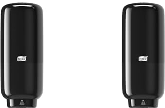 Tork Sensor Seifenspender Wandmontage für Schaumseife und Schaum-Händedesinfektion, Elevation - 561608 - S4 Spender-System für berührungslose Seifenentnahme, schwarz (Packung mit 2)