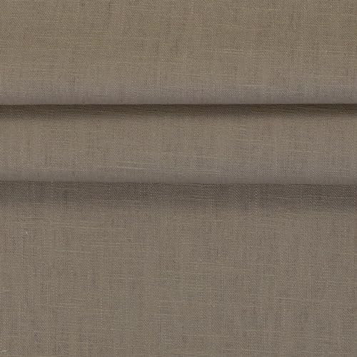 100% Leinen VENEDIG 0,5m 235g/m² Leinenstoff Sommerleinen Meterware Mittelalterstoff (Sand)