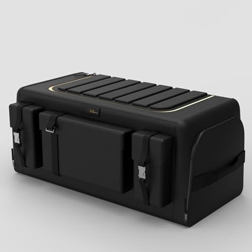 REDVIT Kofferraum Organizer für Audi A1 A3 A4 A5 A6 A7 A8 e-tron GT, Oxford Kofferraumtasche Wasserfeste Faltbarer Kofferraum-Organizer mit Verstärkten Griffen Auto Kofferraum Organizer Box,E-70L