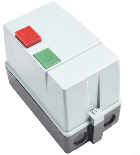 Interrupteur magnétique de démarrage de moteur, triphasé ou simple, 380 V 4KW11KW IP55, double utilisation, protection du moteur, fonctionnement facile, coque ABS (32 A)