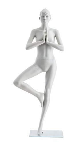 Penther Damen-Schaufensterpuppe Yoga-Schaufensterfigur, Yoga-Tree-Pose
