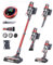 SunSare 40KPA/450W Aspirateur Balai sans Fil, 2025 Aspirateur sans Fil Puissant et Silencieux, Batterie Amovible 55Mins, Aspirateur Balai KCV02 Écran LCD pour Parquet, Moquettes, Poils d'animaux