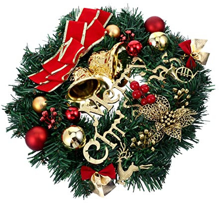 Cabilock 1stk Kranz Christbaumkugel Weihnachtsschmuck Dekoration Festivaldekoration Dekorationen Für Den Außenbereich Christbaumschmuck Weihnachtsbaum-anhänger Outdoor- Rot PVC