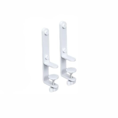 WAZUBC Clips D'installation de Panneau Perforé, Supports Polyvalents pour Panneau Perforé pour la Maison, le Bureau, l'atelier, le Bureau (blanc B)