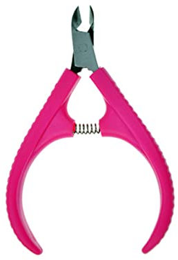 DEARMAMY alicates de piel muerta cortador de uñas encarnadas pinza para cutículas pinza de manicura portátil pinza para uñas cortador de cutículas Rosado