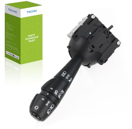 Techie Steering Column Stalk Switch for Dacia Sandero Logan Renault Duster | TMTS1988 Fits Dacia Dokker, Lodgy, Logan II, Sandero II, Renault Duster steering column indicators. Replaces 681726046R