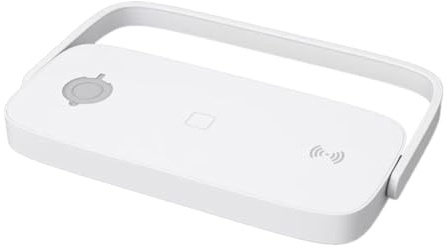 Bosiyrggrl 4-in-1 Wireless Charger Stand with LED Night Lamp - Multi-Function Charging Dock for 15/14/13 and Watch