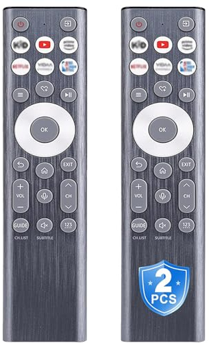 2 Pack Replacement Fit for for All Hisense TV Remote, No Setup Required