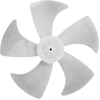 Ventilator Flügel Ersatz 28cm, Universal 5‑Blatt Propeller mit Mutternabdeckung, Kunststoff Lüfterflügel, Ventilatorflügel Ersatzflügel für Tisch Stand Elektrische Haushalts Kühlbox Deckenventilatoren