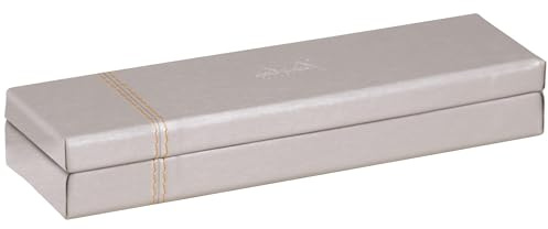 Rhodia 318871C Stiftebox 21x5,5x3cm Kunstleder Silber