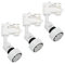 3x CLE PURI LED GU10 weiss 3 Ph. Stromschienstrahler f. Erco Staff Lival Eutrac Global Schiene max. 50W