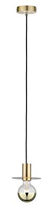 Paulmann 79755 Pendant luminaire Stian max. 20 watt Pendant lamp Brushed Brass Pendant lamp Metal Pendant luminaire E27