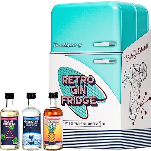 That Boutique-y Gin Company Retro Gin Fridge Tin (8 x 50ml)