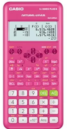 Casio fx-300ESPLS2 - Calcolatrice scientifica rosa