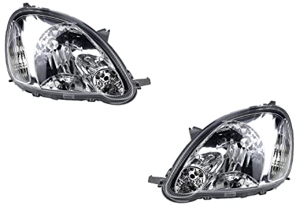 Johns, Scheinwerfer Satz passend für Toyota Yaris Scheinwerfer P10 07/03-01/06 H4 Set links & rechts