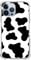 Black and White Cow Print Phone Case for iPhone 13 Pro Max, Aesthetic Cow Print Case for Girls Women Boys Men, Unique Trendy TPU Bumper Case for iPhone 13 Pro Max