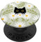 PopSockets Pop Grip:Niedliche Gänseblümchen, Blume, ästhetisch, schwarze Katze, Salbeigrün PopSockets mit austauschbarem PopGrip