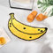 FROZZUR Bananen-Badematte, Badematten für Badezimmer, niedlich, gelb, Obstform, Badewannenteppich, Weihnachten, Badezimmer, Badewanne, Plüsch, Duschvorleger, waschbar, rutschfest