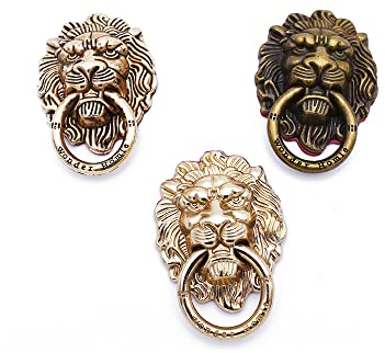 ARFUKA 3 Stück Handy Ring Smartphone Fingerhalterung Vintage Löwe Universal Ring Halterung Halter Ringhalter 360° freidrehbar für Smartphone und Tablette