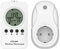 Thermostat Mit Steckdose Heizkörperthermostat Funk-Thermostat Mit Funksteckdose LED Thermostat Heizung Heizungsregelung Temperatur