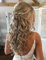 Accessoire Cheveux Mariage, Bijoux Cheveux Mariage Bohème, Headband de Mariee,Vigne de Cheveux, Bande de Cheveux Femme, Diademe Mariage Vintage Avec Feuilles et Cristal pour Femmes, Filles, or