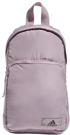 adidas Unisex Essentials 2 Sling Crossbody Bag Umhängetasche, Vorgelassene Feige, lila/schwarz