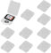 Wisebom Speicherkartenhüllen Aufbewahrungsbox Transparent SD Karten Etui Speicherkarten Hülle 10 Stück Thin Speicherkartenhüllen Schutzhülle Speicherkarten Hülle für SD TF MMC Micro SD