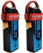 DXF Lot de 2 Batteries Lipo 4S 5200 mAh 14,8 V 80 C XT90 Connexion pour Voiture radiocommandée, Camion radiocommandé, Truggy, RC Aeroplane UAV Drone FPV