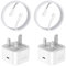 AAZV iPhone 15 Fast Charger Plug And Cable [MFi Certified],PD 20W USB C Charger With 6 FT USB C Cable 2 Pack, Compatible iPhone 15/15 Plus/15 Pro/15 Pro Max, iPad Pro/Air/Mini (2M-2PACK)
