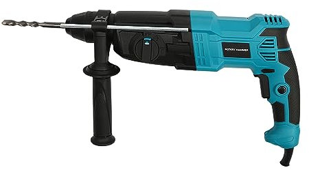 Hammer Drill Electric Screwdriver Cordless Screwdriver Tool Rotated for Home DIY Hammer Drill Power Tool with Kitbox Impact Drill Auxiliary Handle Soft Grip Speed Control
