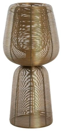 Light & Living Tischlampe Aboso - Bronze - Ø24cm - Rund - Metall - Tischleuchte Wohnzimmer & Schlafzimmer - Tischlampen modern